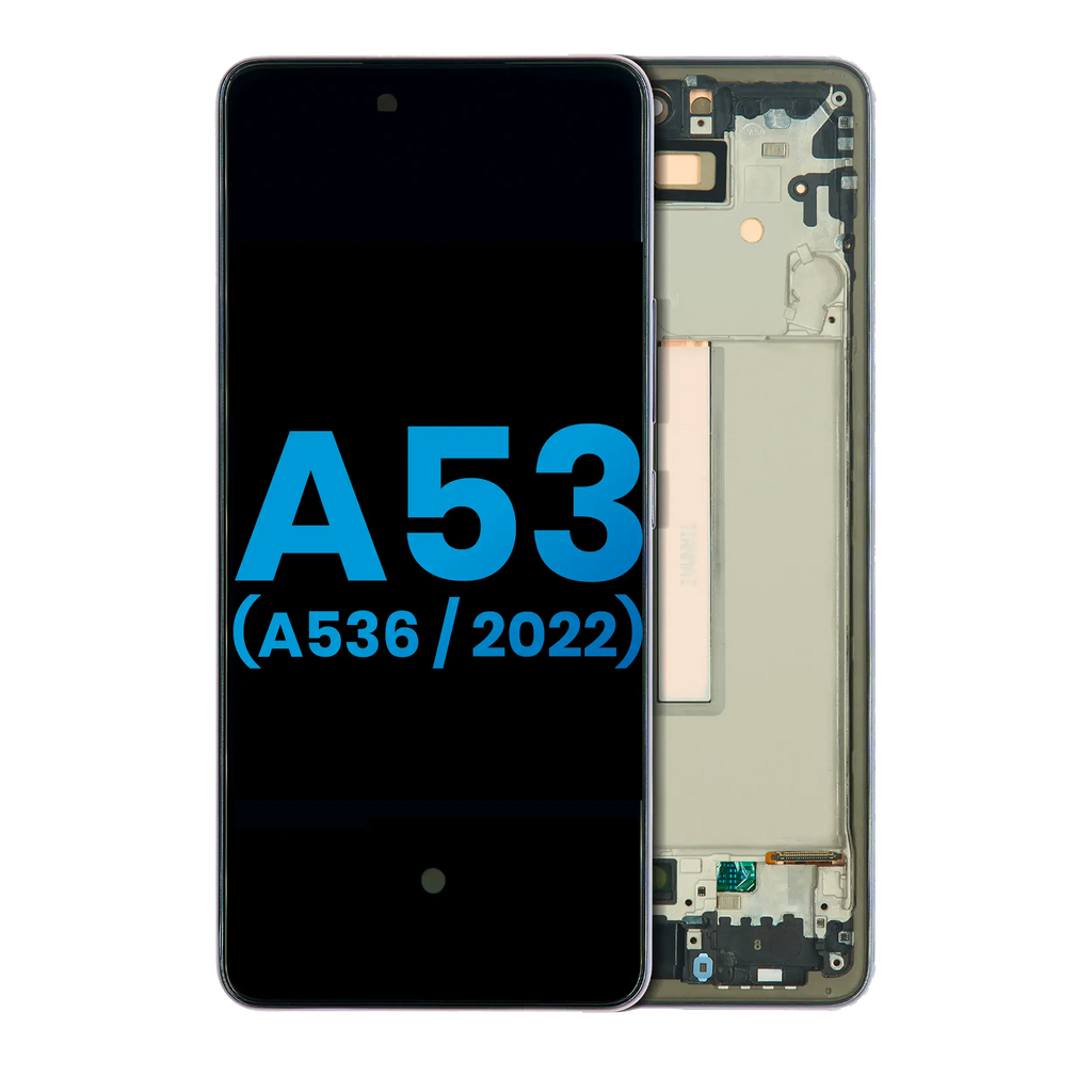 LCD Display with Frame for Samsung Galaxy A53 5G (A536 / 2022) (Without Fingerprint Sensor) (Aftermarket: Incell) (Black)