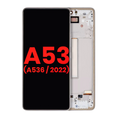 OLED Display with Frame for Samsung Galaxy A53 5G (A536 / 2022) (6.46") (Aftermarket Plus) (White)