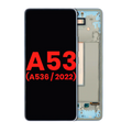 OLED-Display mit Rahmen für Samsung Galaxy A53 5G Blau Premium