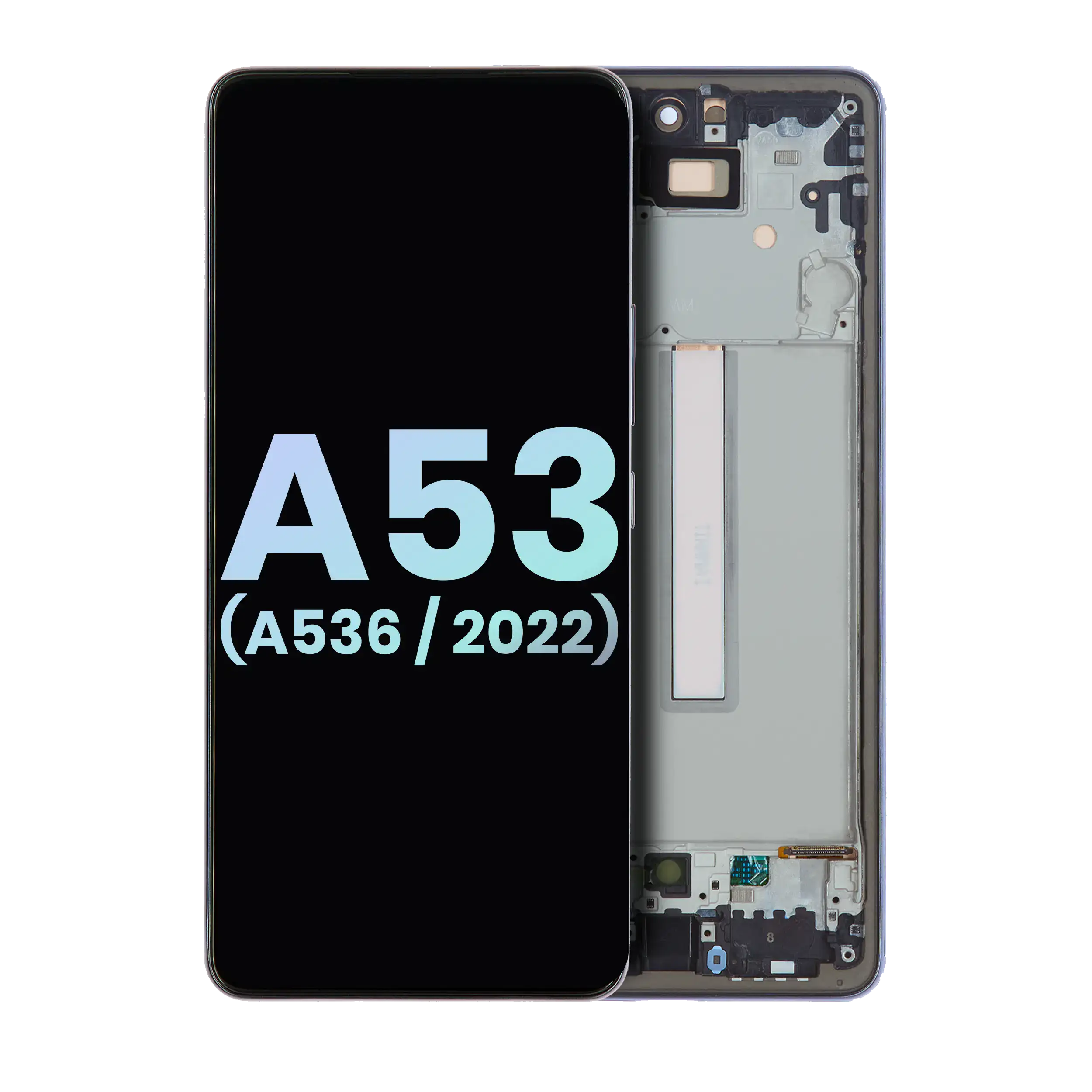 Samsung Galaxy A53 5G OLED-Display mit Rahmen (Service Pack) Schwarz
