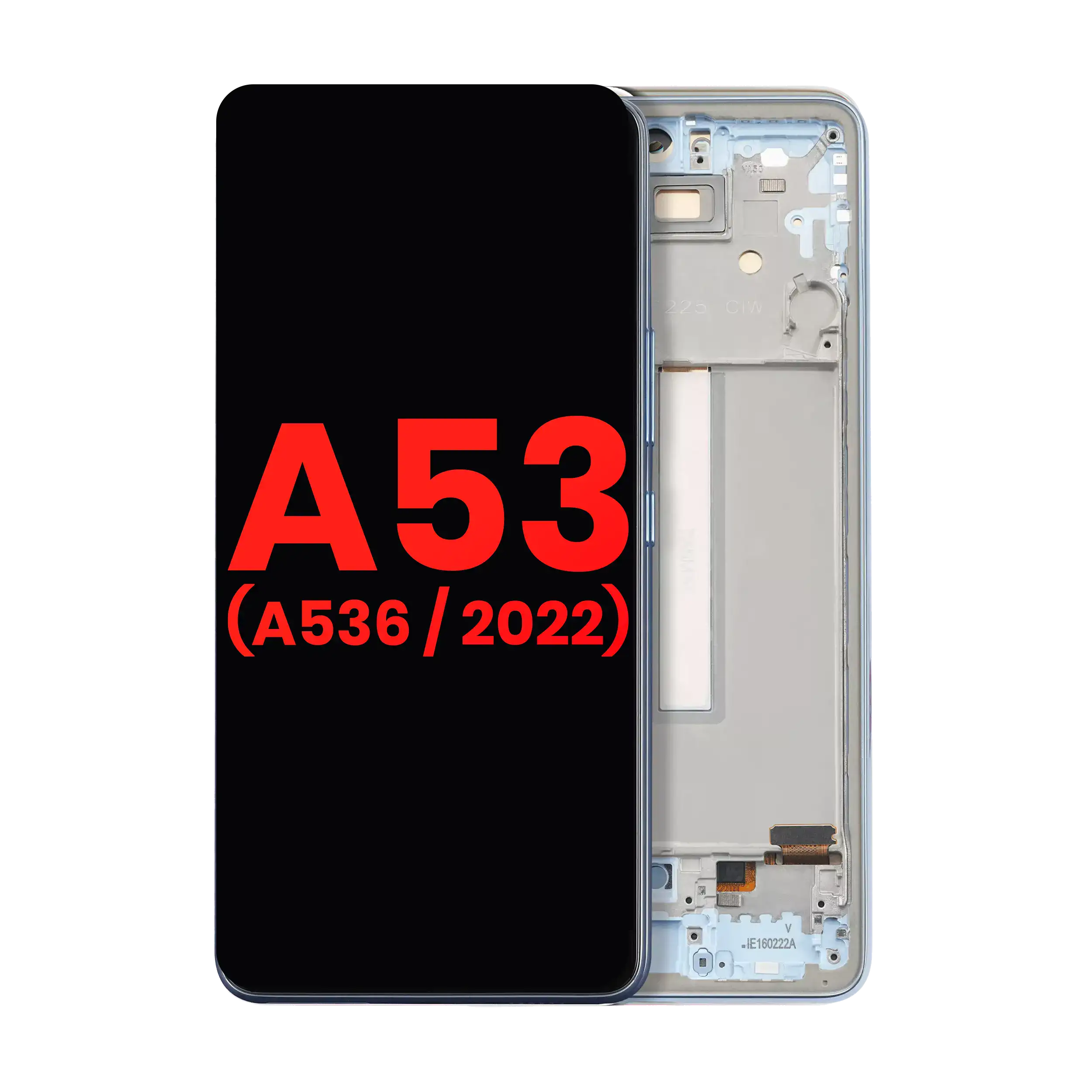 OLED Display with Frame for Samsung Galaxy A53 5G (A536 / 2022) (6.36") (Aftermarket Plus) (Blue)