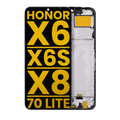 LCD Display with Frame for Honor X6 / X6S / X8 5G / 70 Lite 5G (Refurbished) (All Colors)