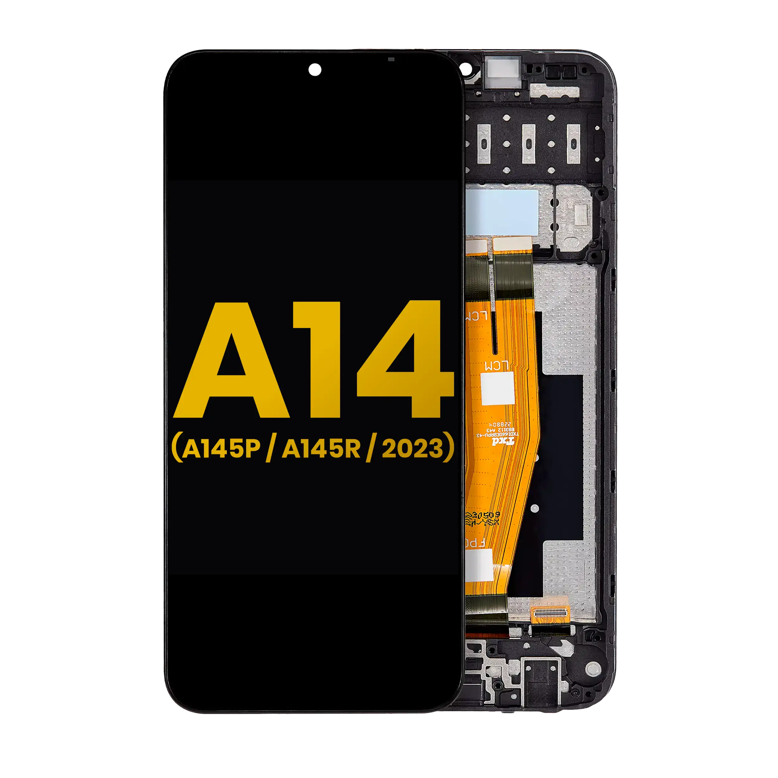 LCD Display with Frame for Samsung Galaxy A14 4G (A145P / A145R / 2023) (Refurbished) (All Colors)