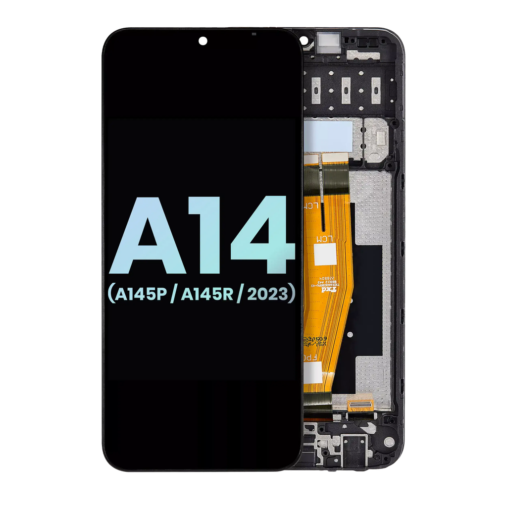 LCD Display with Frame for Samsung Galaxy A14 4G (A145P / A145R / 2023) (Service Pack) (All Colors)
