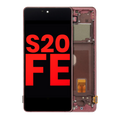 OLED Display with Frame for Samsung Galaxy S20 FE 4G/5G (Aftermarket Plus) (Cloud Red)