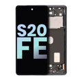 OLED Display with Frame for Samsung Galaxy S20 FE 4G / 5G (Service Pack) (Cloud Navy)