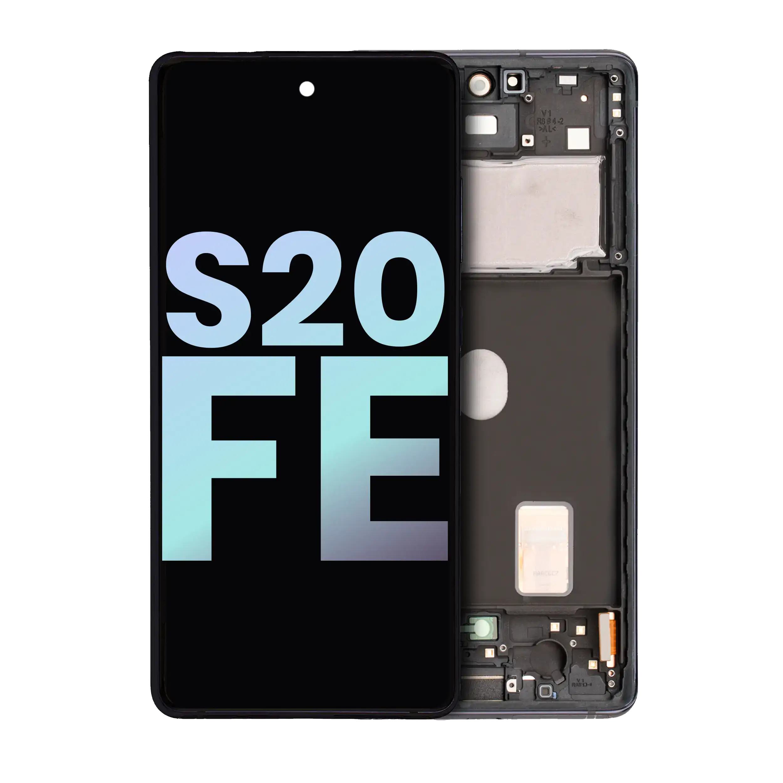 OLED Display with Frame for Samsung Galaxy S20 FE 4G / 5G (Service Pack) (Cloud Navy)