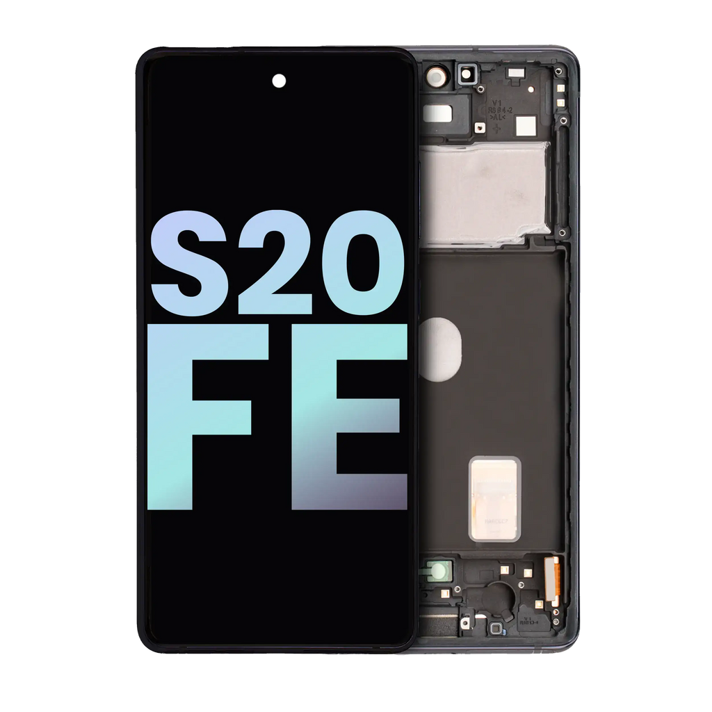 OLED Display with Frame for Samsung Galaxy S20 FE 4G / 5G (Service Pack) (Cloud Navy)