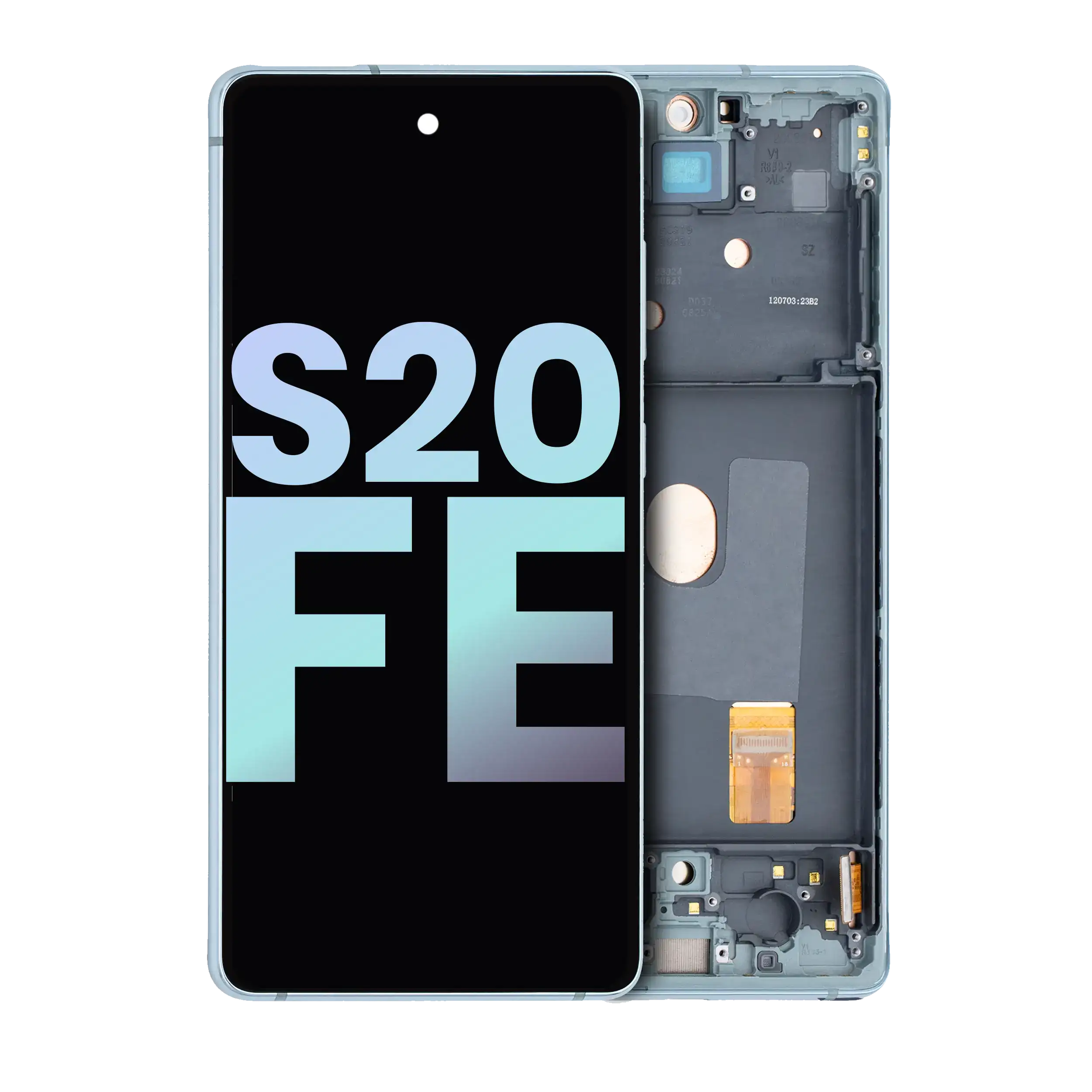 OLED Display with Frame for Samsung Galaxy S20 FE 4G/5G (Service Pack) (Cloud Mint)
