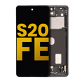 OLED Display with Frame for Samsung Galaxy S20 FE 4G / 5G (Refurbished) (Cloud Navy)