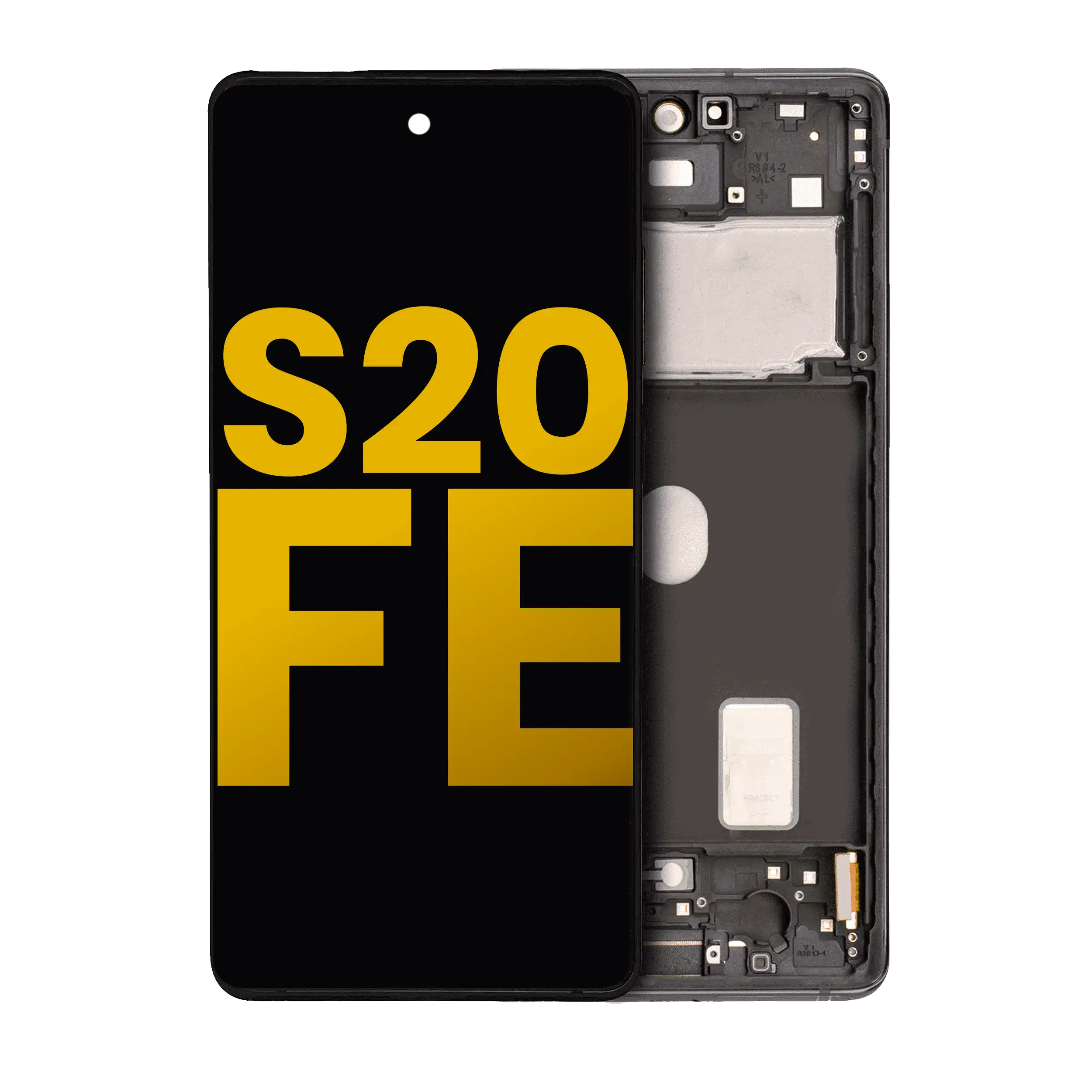 OLED Display with Frame for Samsung Galaxy S20 FE 4G / 5G (Refurbished) (Cloud Navy)
