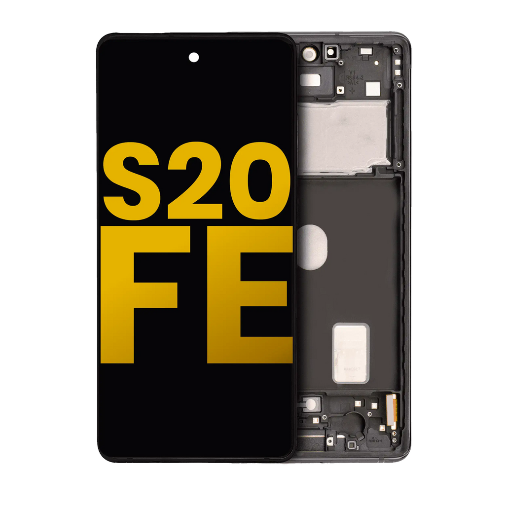 OLED Display with Frame for Samsung Galaxy S20 FE 4G / 5G (Refurbished) (Cloud Navy)