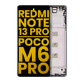 OLED m. Rahmen f. Redmi Note 13 Pro 4G / Poco M6 Pro 4G Refurbished Forest Green