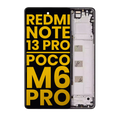 OLED-Display mit Rahmen für Xiaomi Redmi Note 13 Pro 4G (Refurbished) Schwarz