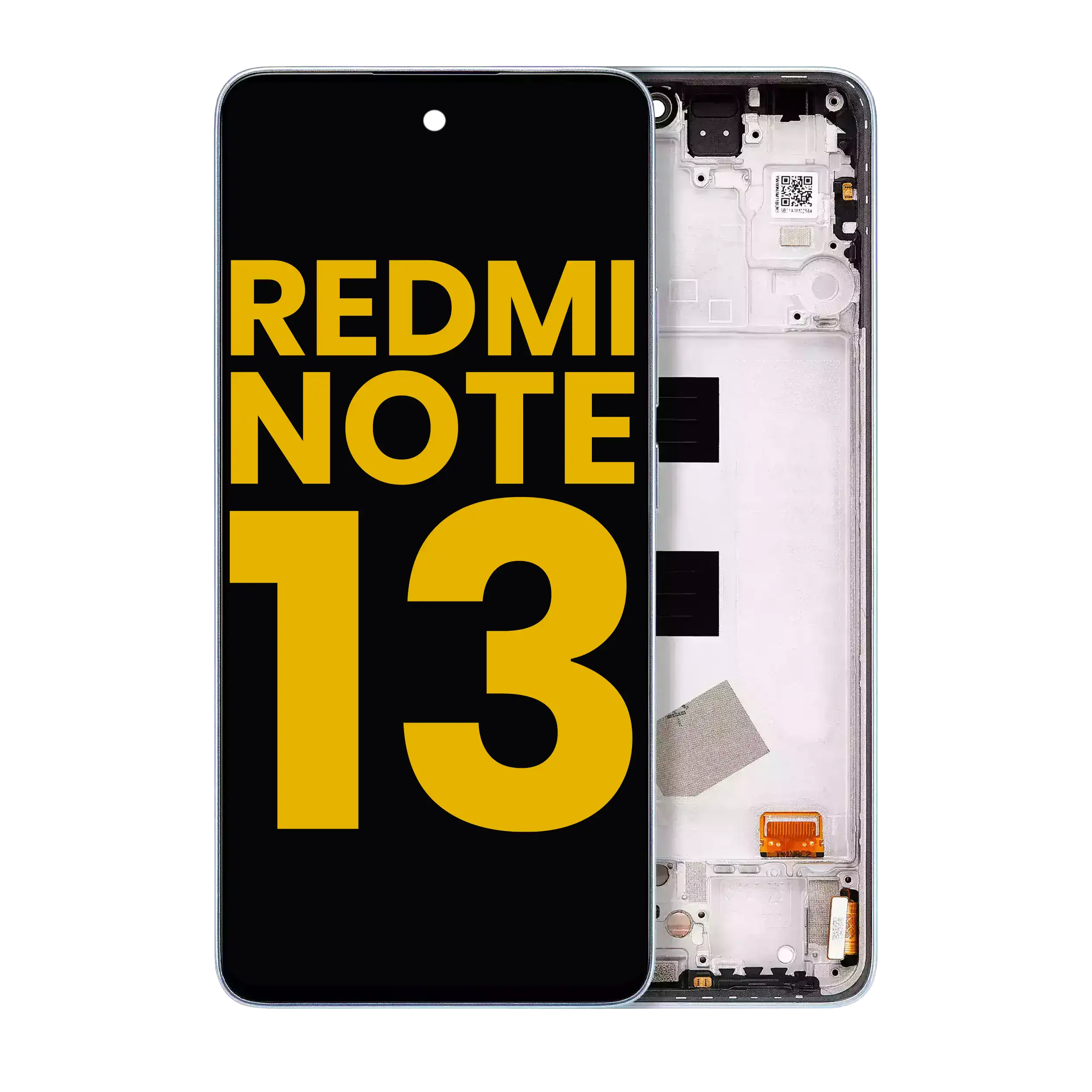 OLED-Display mit Rahmen für Xiaomi Redmi Note 13 4G (Refurbished) (Ice Blue)