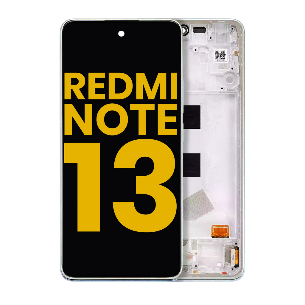 OLED-Display mit Rahmen für Xiaomi Redmi Note 13 4G (Refurbished) (Mint Green)