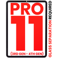 Front Glass for iPad Pro 11" 3rd Gen (2021) / iPad Pro 11" 4th Gen (2022) (Glass Separation Required)