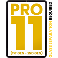 Apple iPad Pro 11" Frontglas 1st/2nd Gen 2018/2020 Glastrennung erforderlich