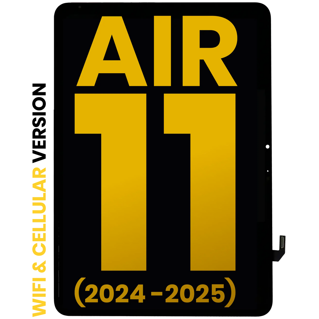 LCD Display and Digitizer for iPad Air 11" (2024) / Air 11" (2025) (WiFi/Cellular) (Refurbished, All Colors)