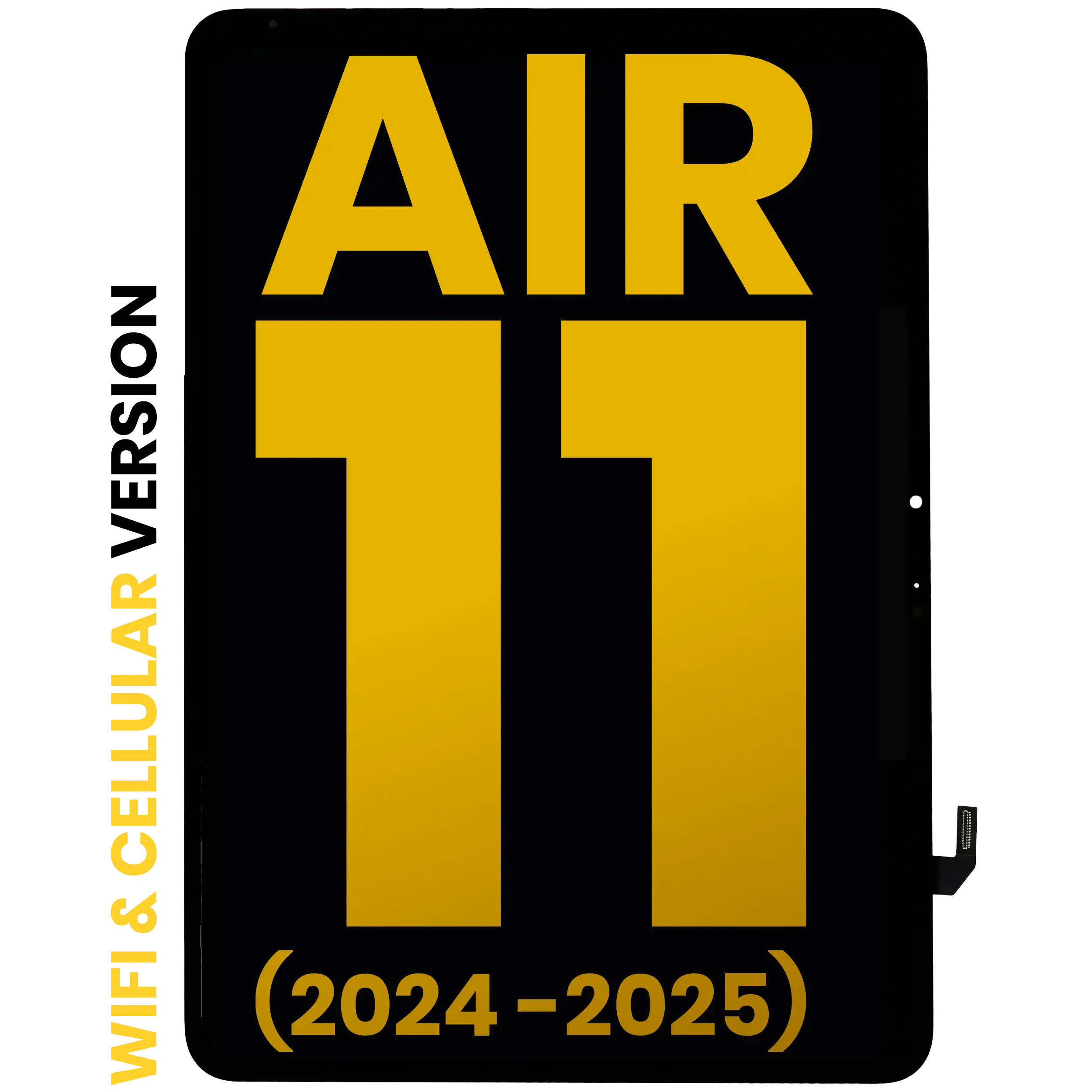LCD Display and Digitizer for iPad Air 11" (2024) / Air 11" (2025) (WiFi/Cellular) (Refurbished, All Colors)