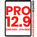 Digitizer iPad Pro 12.9" 3./4. Gen Glastrennung Aftermarket+