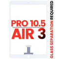 Digitizer für iPad Air 3 / Pro 10.5 Weiß (Aftermarket Plus, Glastrennung erf.)