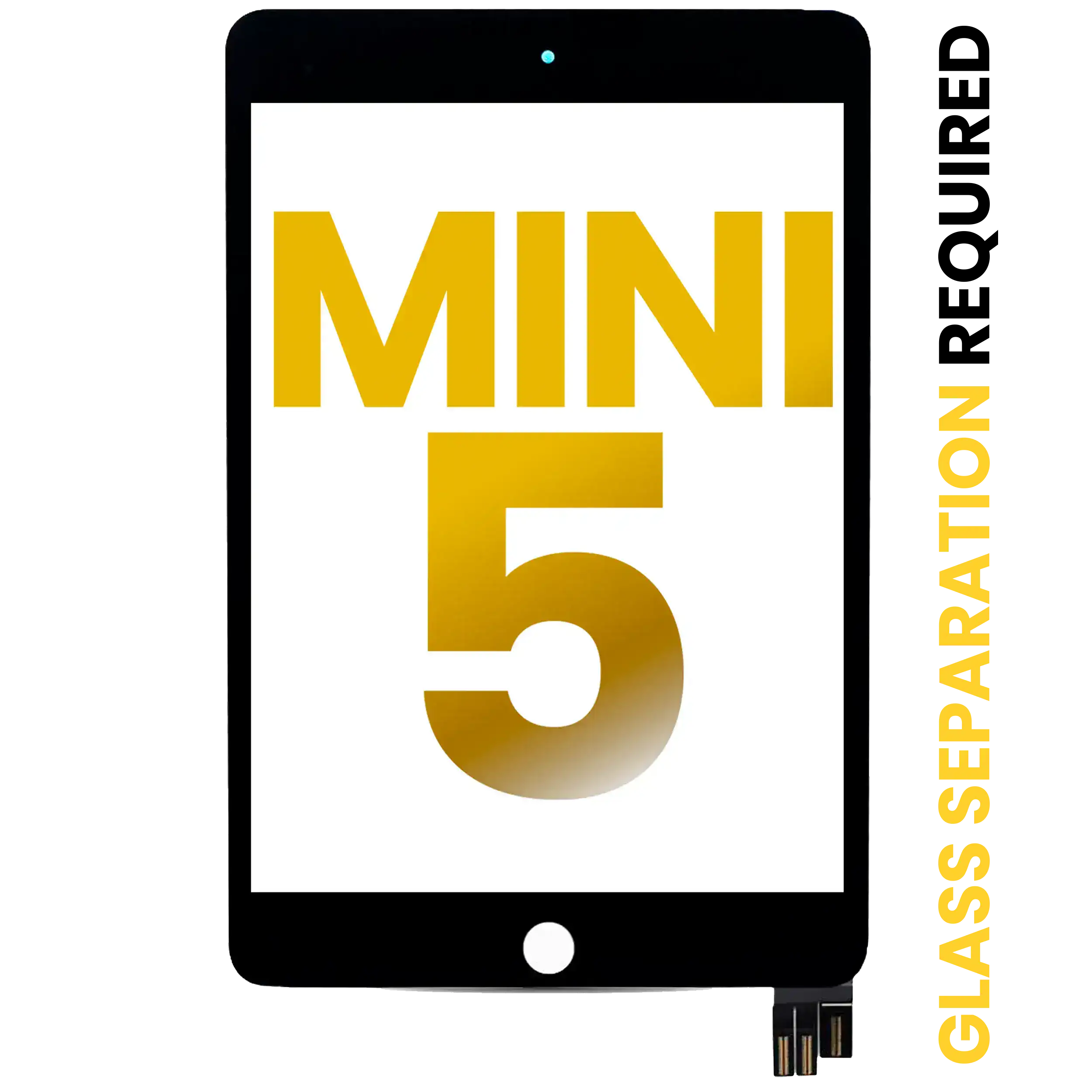 Digitizer für iPad Mini 5 (Glastrennung erforderlich) (Premium) (Schwarz)
