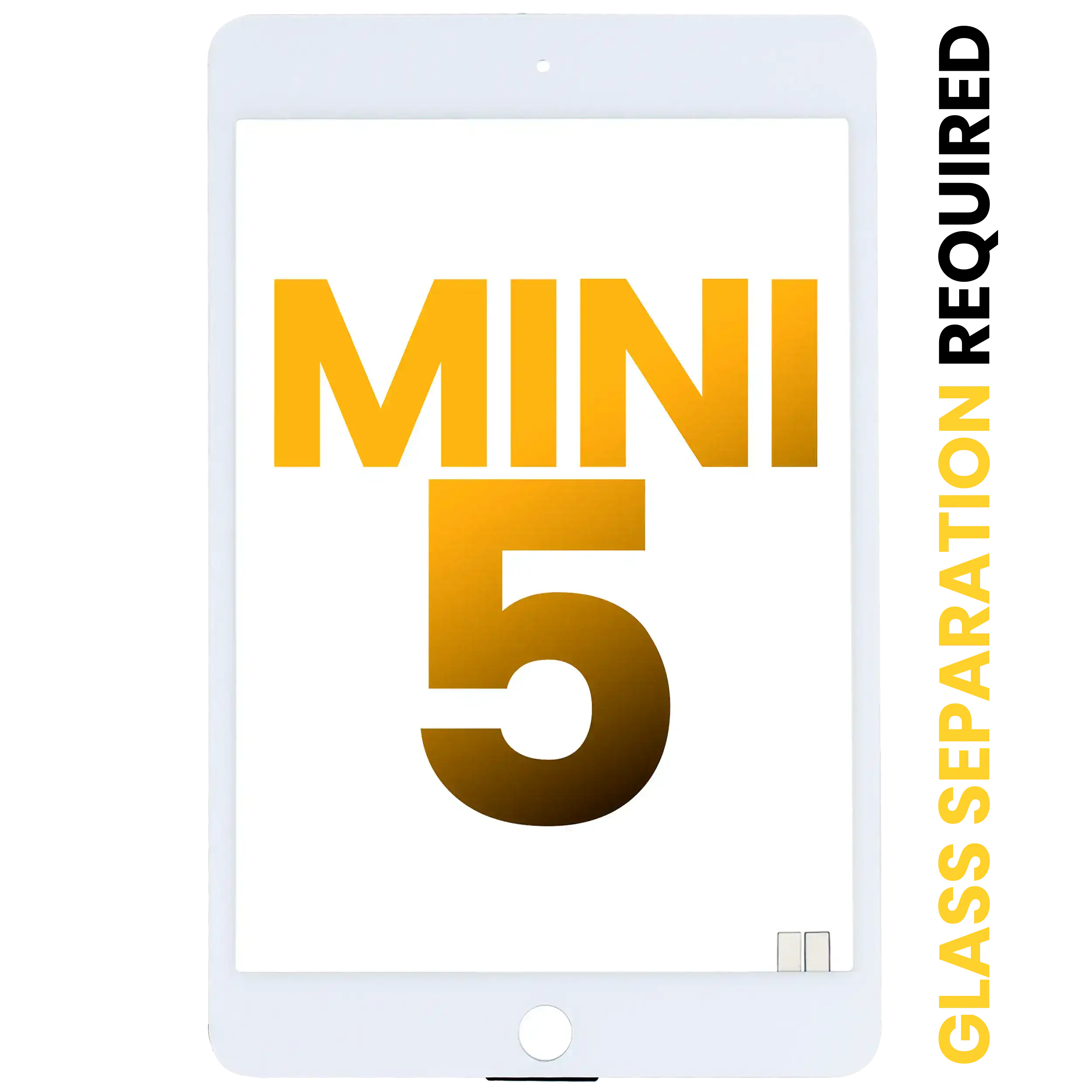 Digitizer für iPad Mini 5 (Glastrennung erforderlich, Premium, Weiß)