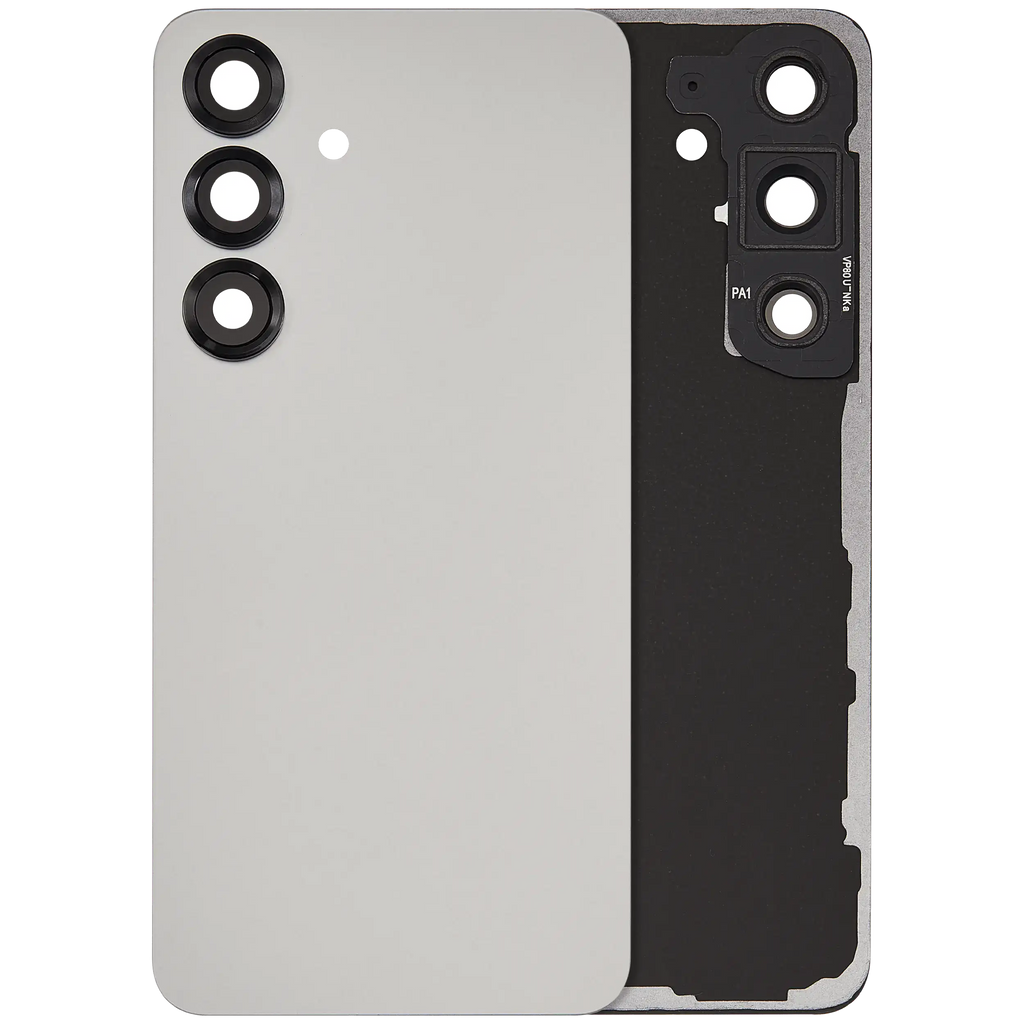 Back Cover with Camera Lens for Samsung Galaxy S25 5G (No Logo) (Aftermarket Plus) (Silver Shadow)