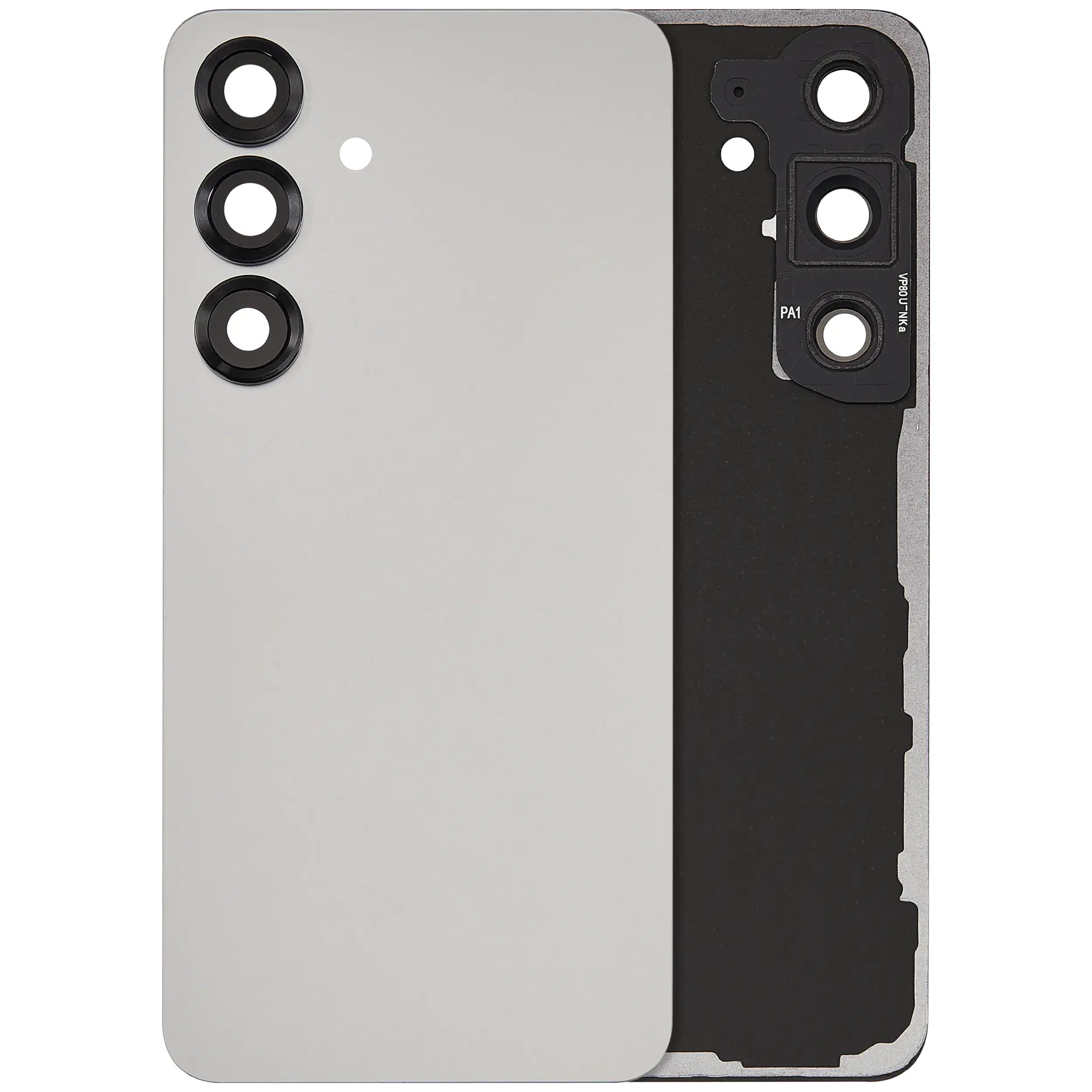 Back Cover with Camera Lens for Samsung Galaxy S25 5G (No Logo) (Aftermarket Plus) (Silver Shadow)