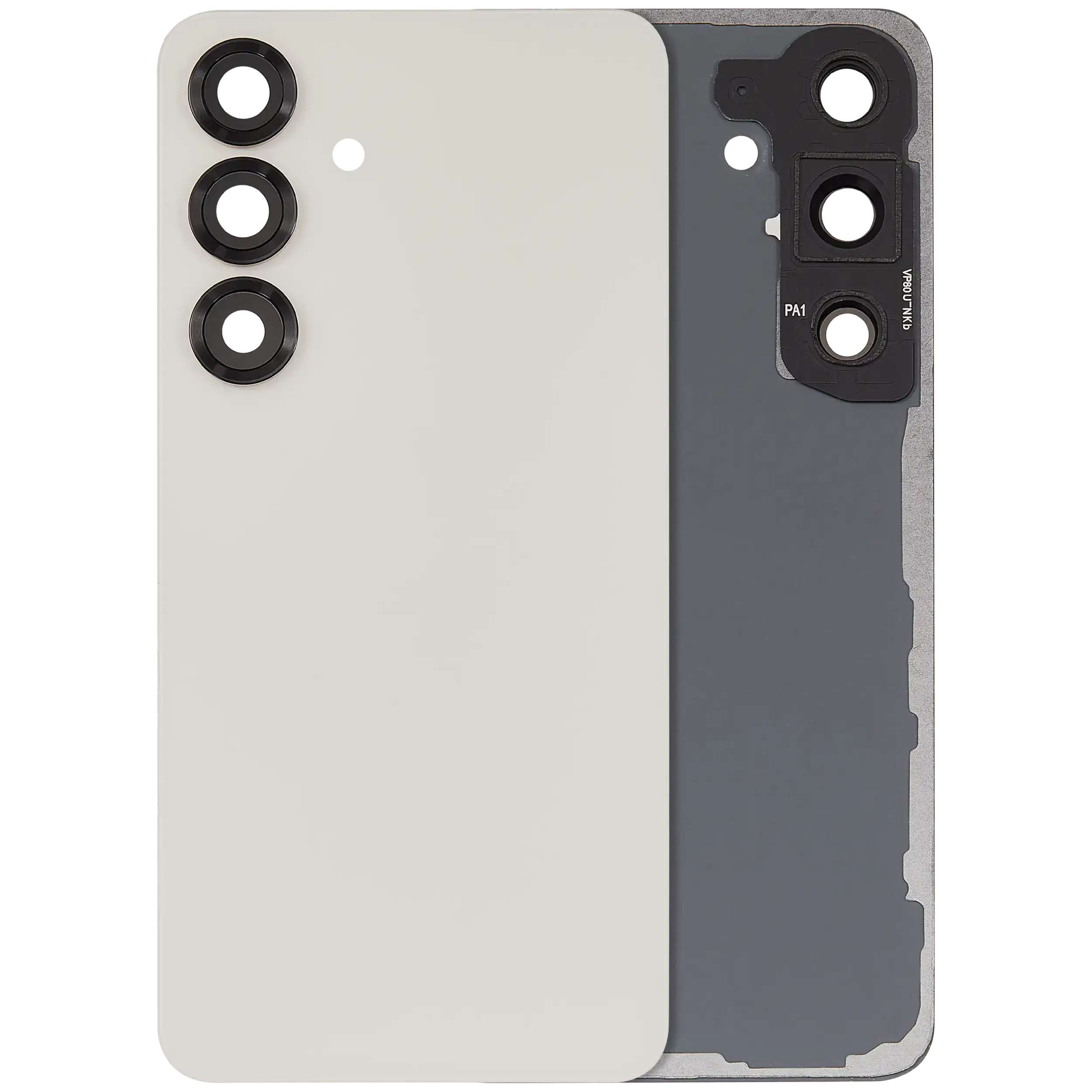 Back Cover with Camera Lens for Samsung Galaxy S25 5G (without Logo) (Aftermarket Plus) (Pink Gold)