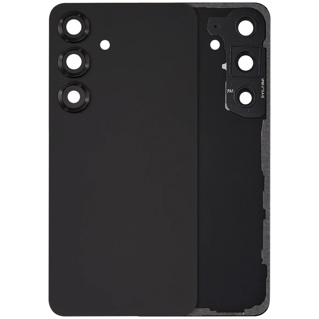 Backcover m. Kameralinse Samsung Galaxy S25 ohne Logo Aftermarket+ Blau-Schwarz