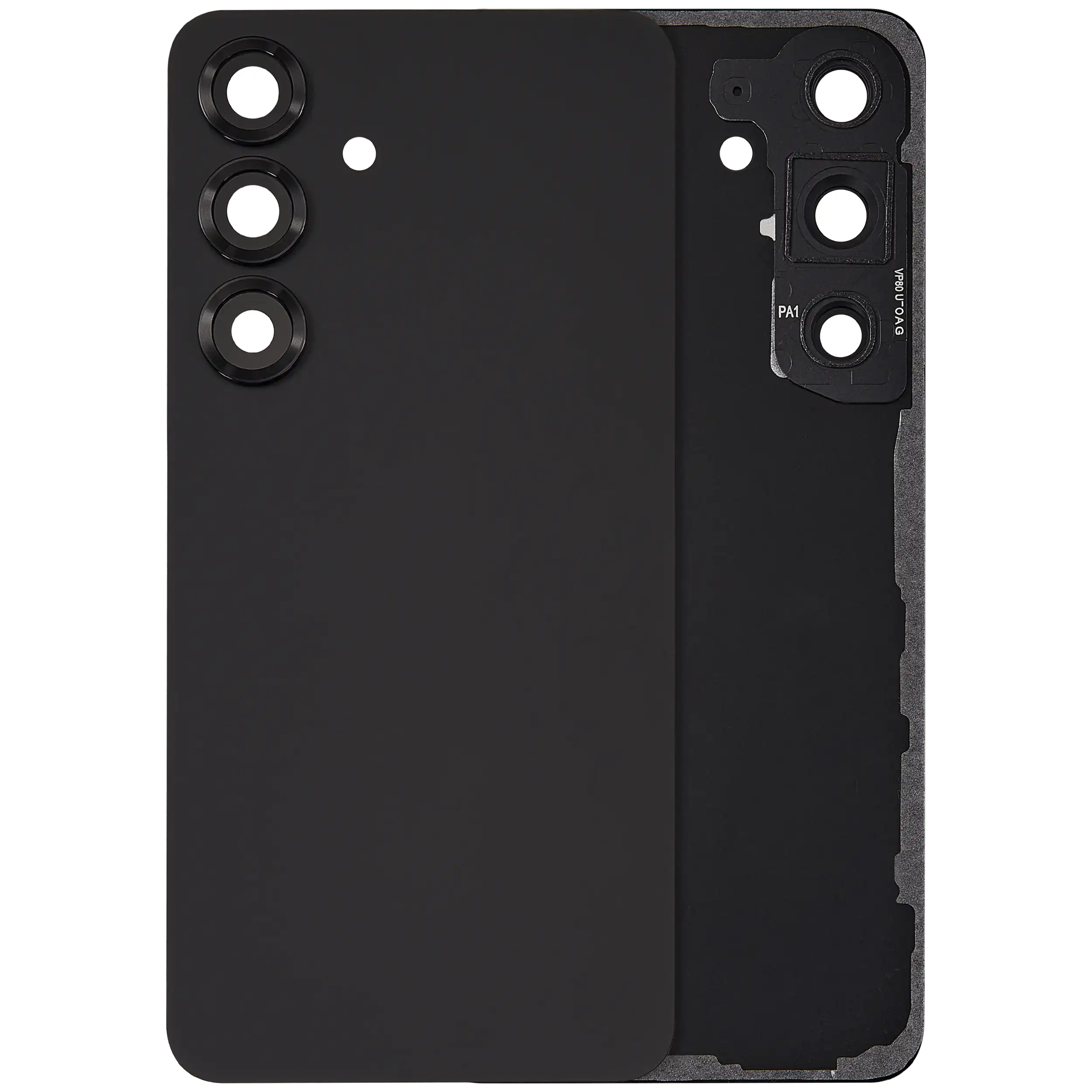 Backcover m. Kameralinse Samsung Galaxy S25 ohne Logo Aftermarket+ Blau-Schwarz