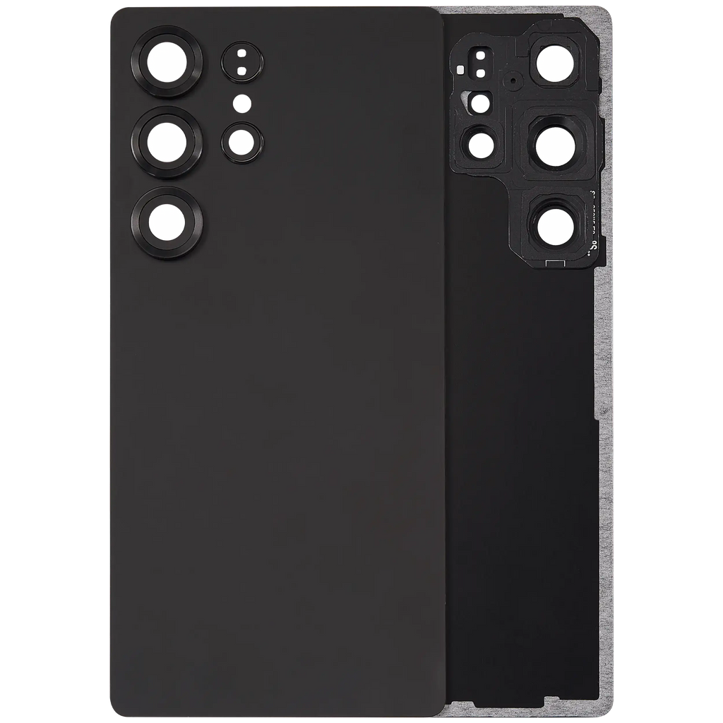 Back Cover with Camera Lens for Samsung Galaxy S25 Ultra 5G (No Logo) (Aftermarket Plus) (Titanium Black)
