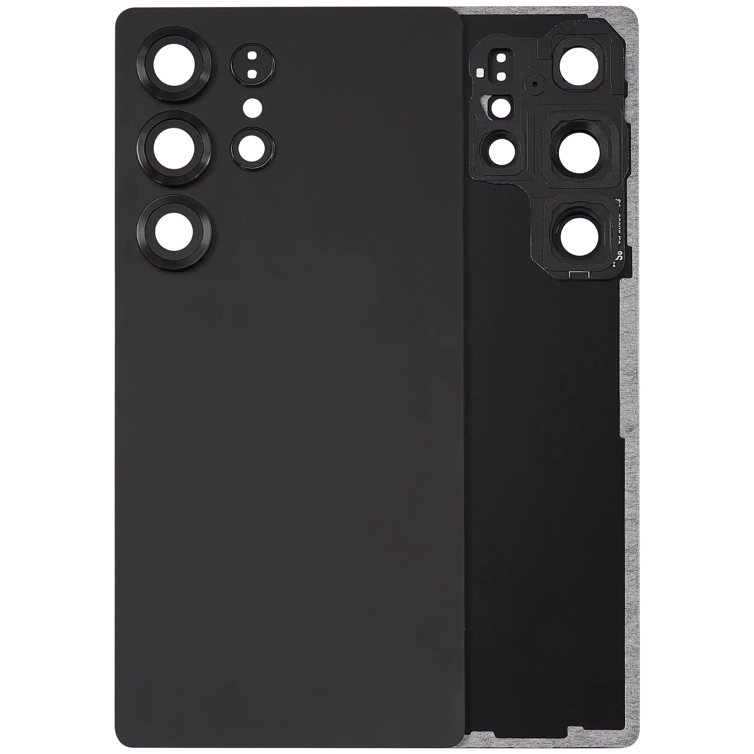 Back Cover with Camera Lens for Samsung Galaxy S25 Ultra 5G (No Logo) (Aftermarket Plus) (Titanium Black)