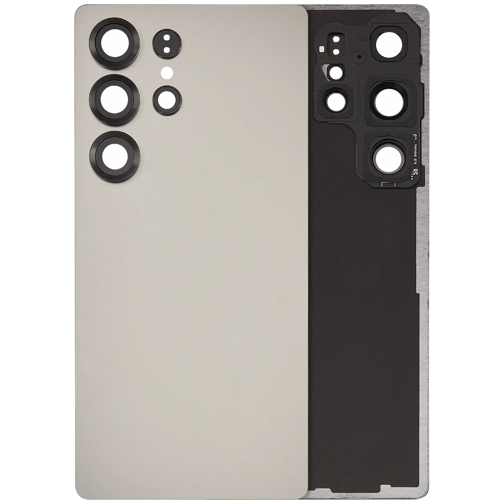 Back Cover with Camera Lens for Samsung Galaxy S25 Ultra 5G (No Logo) (Aftermarket Plus) (Titanium Gray)