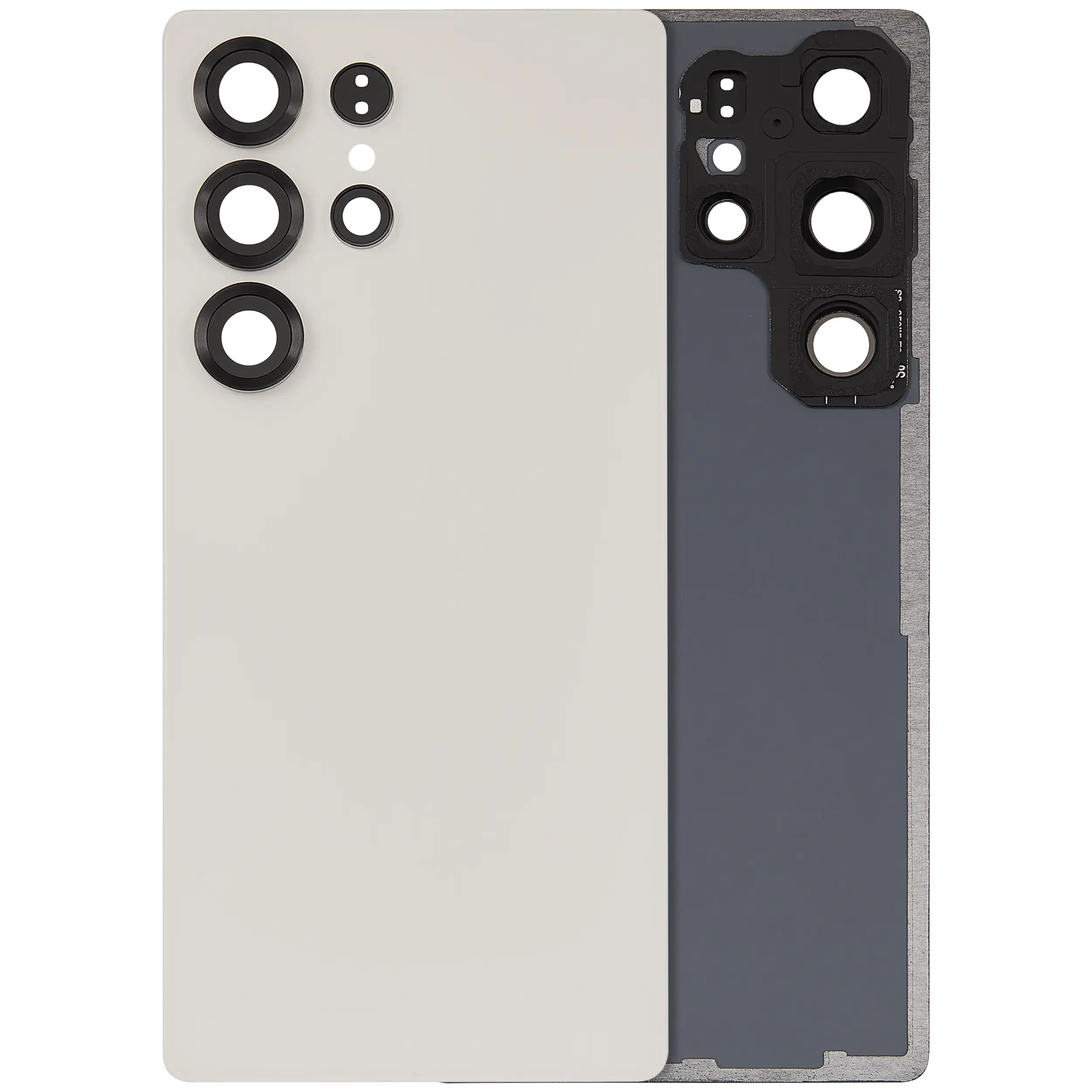 Back Cover with Camera Lens for Samsung Galaxy S25 Ultra 5G (No Logo) (Aftermarket Plus) (Titanium Pink Gold)
