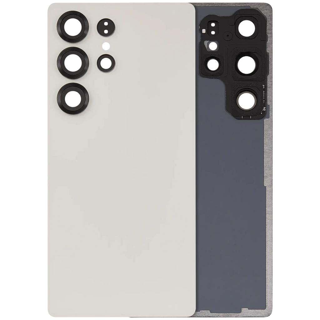 Back Cover with Camera Lens for Samsung Galaxy S25 Ultra 5G (No Logo) (Aftermarket Plus) (Titanium Pink Gold)