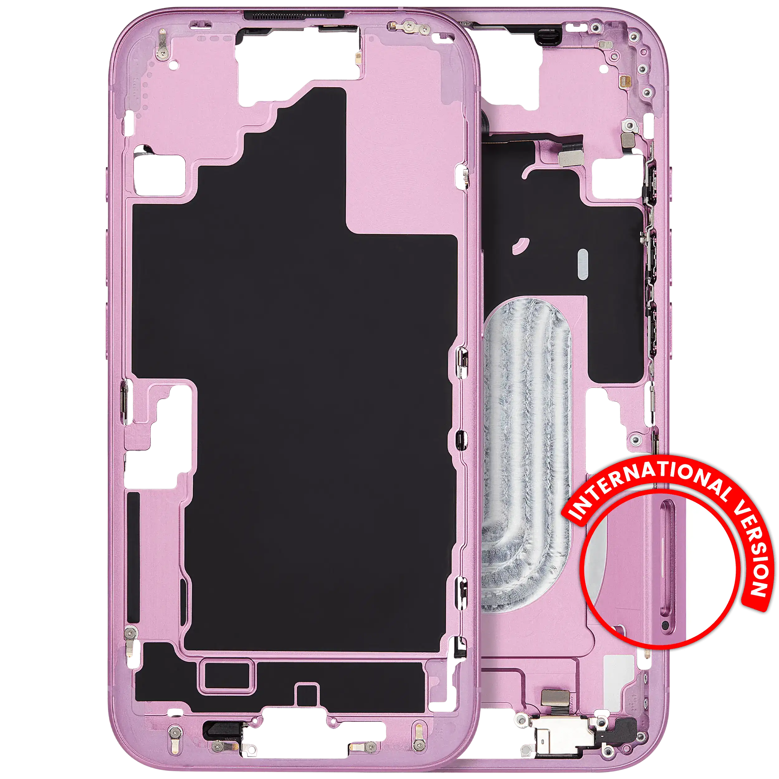 Original Apple-Ausbau A gebraucht – iPhone 16 EU / Global Version Rahmen Rosa