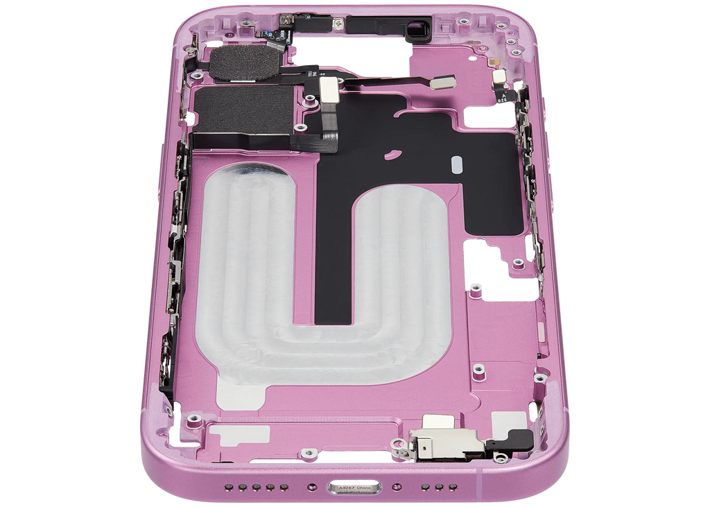 Original Apple-Ausbau A gebraucht – iPhone 16 EU / Global Version Rahmen Rosa