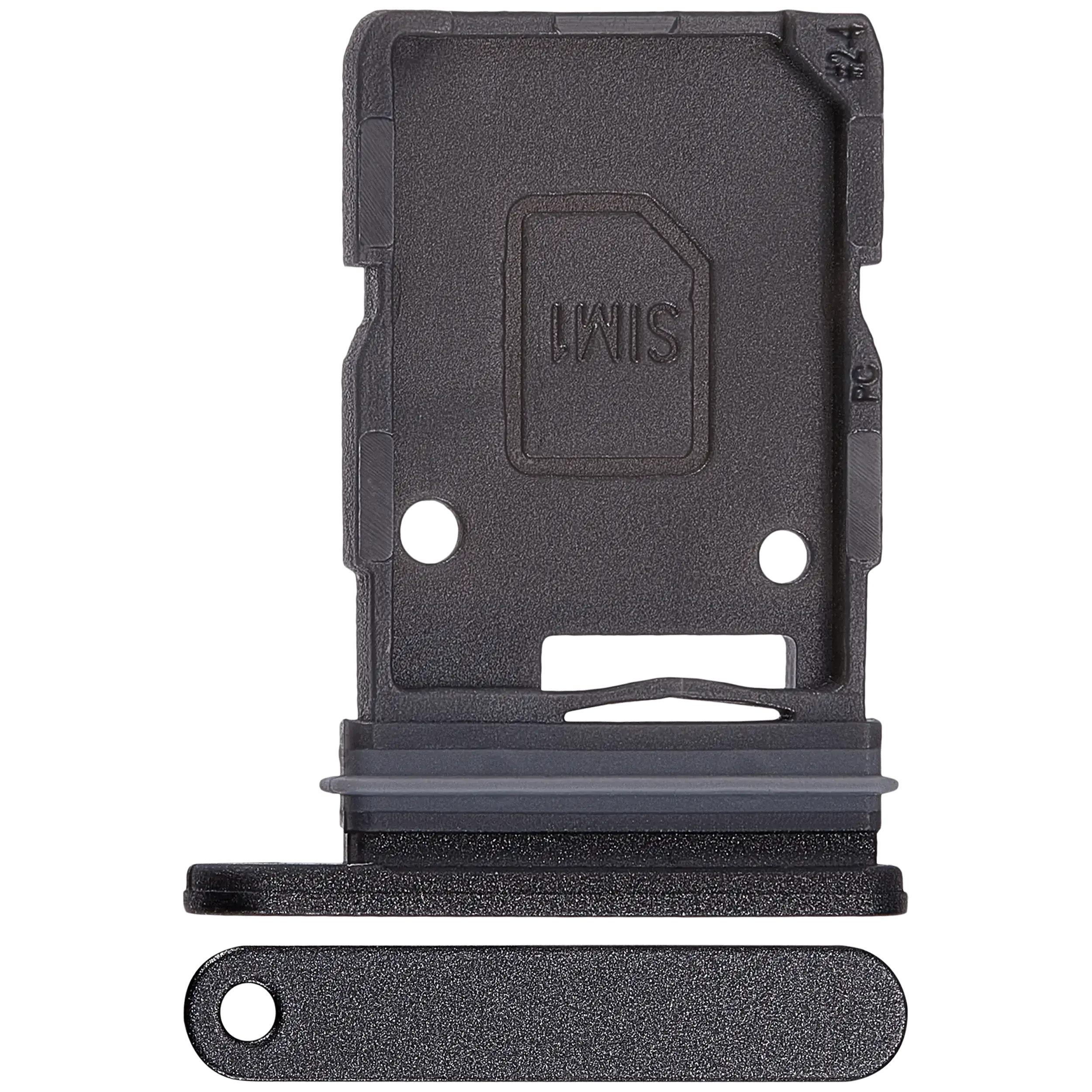 Single SIM-Karten-Tray für Samsung Galaxy A36 5G (A366 / 2025) (Schwarz)