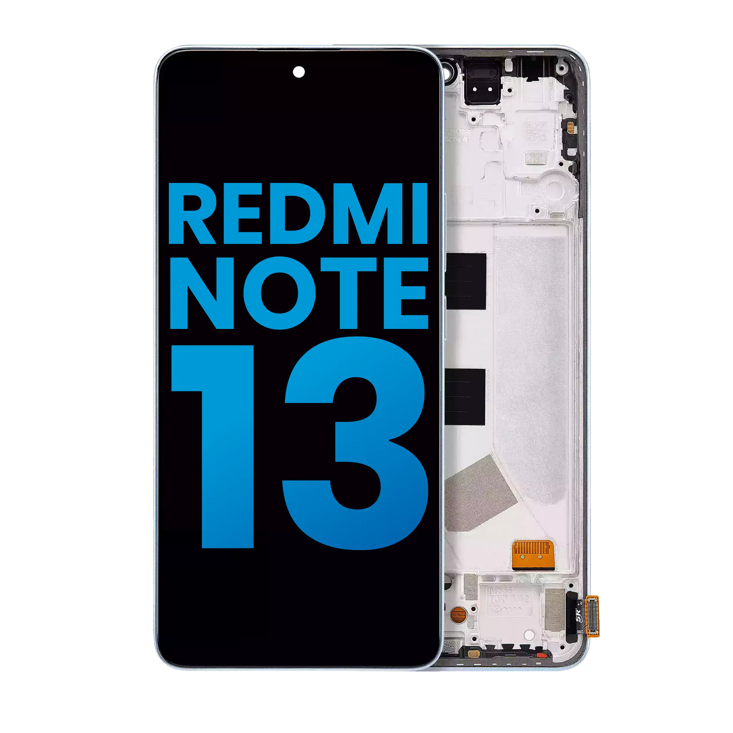 LCD Display with Frame for Xiaomi Redmi Note 13 4G (Aftermarket: Incell) (Ice Blue)
