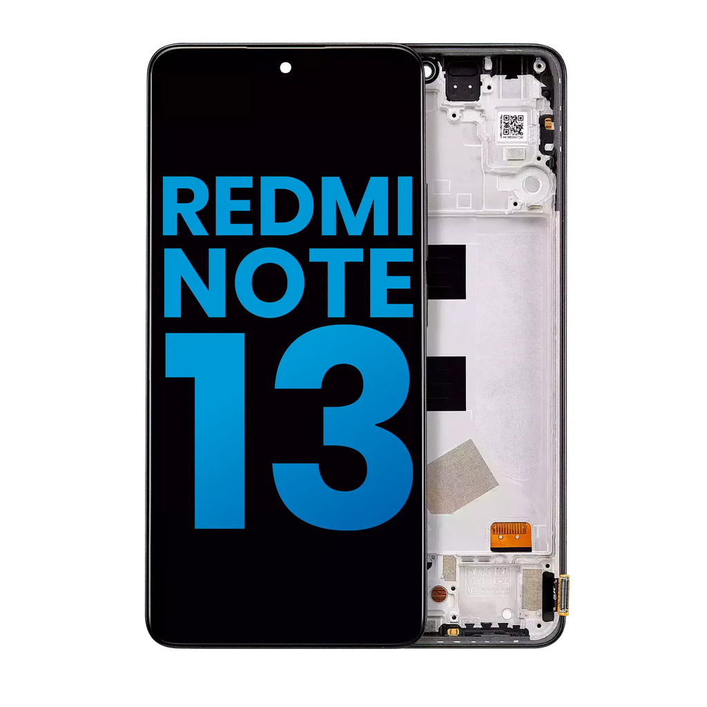 LCD mit Rahmen Xiaomi Redmi Note 13 4G Aftermarket Schwarz