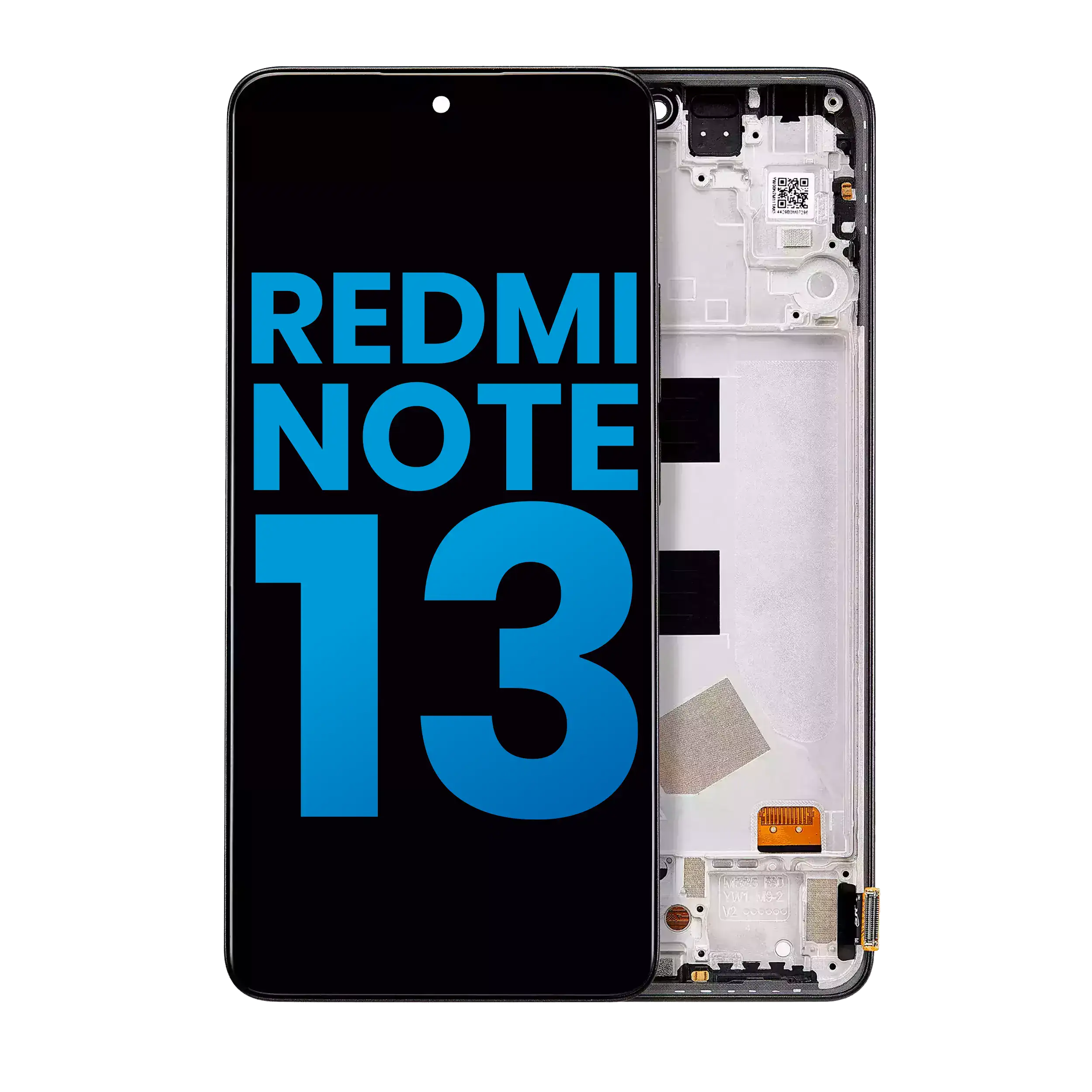LCD mit Rahmen Xiaomi Redmi Note 13 4G Aftermarket Schwarz