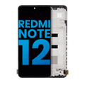 LCD-Display mit Rahmen für Xiaomi Redmi Note 12 4G (Aftermarket: Incell) ()