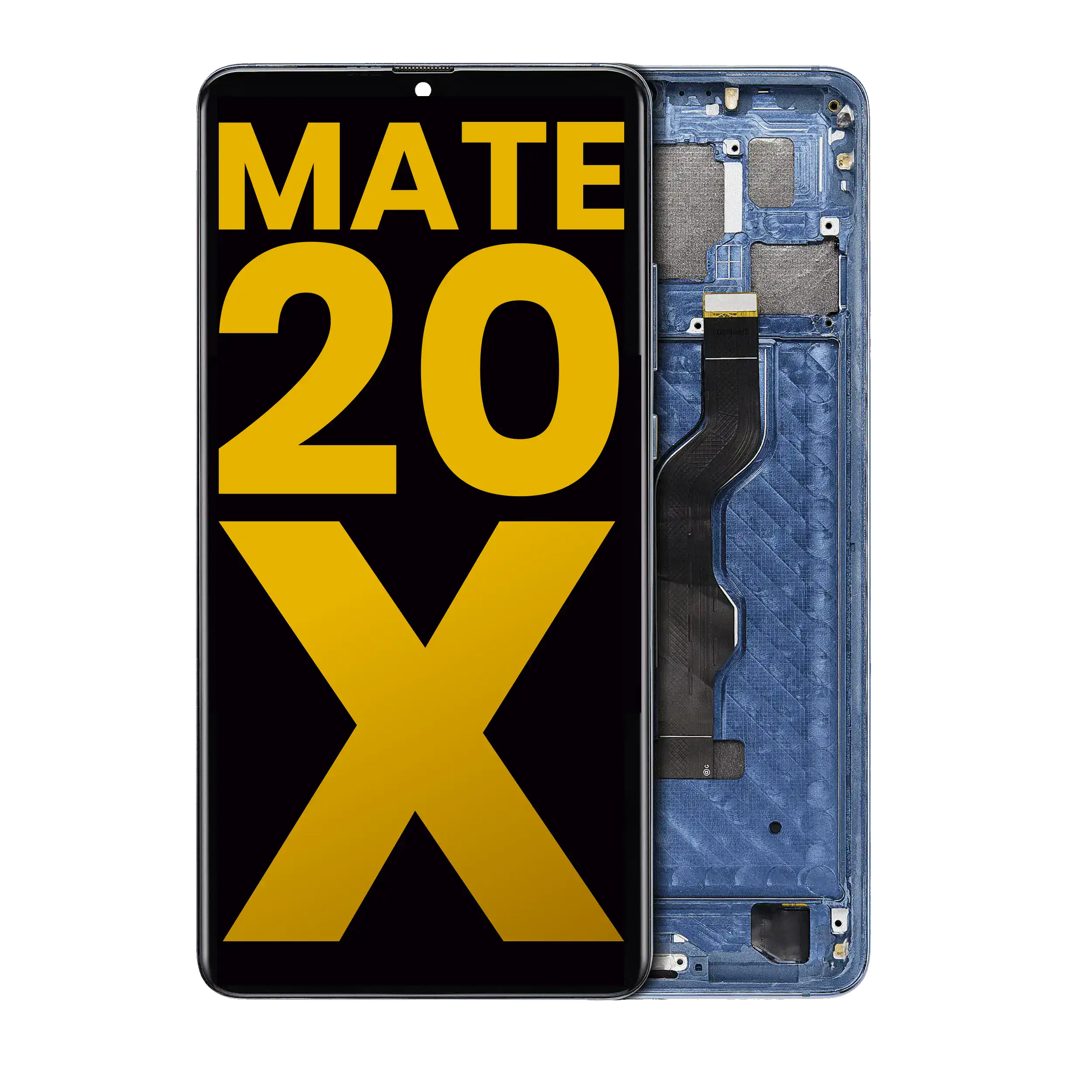 OLED Display with Frame for Huawei Mate 20 X 4G (Refurbished) (Midnight Blue)