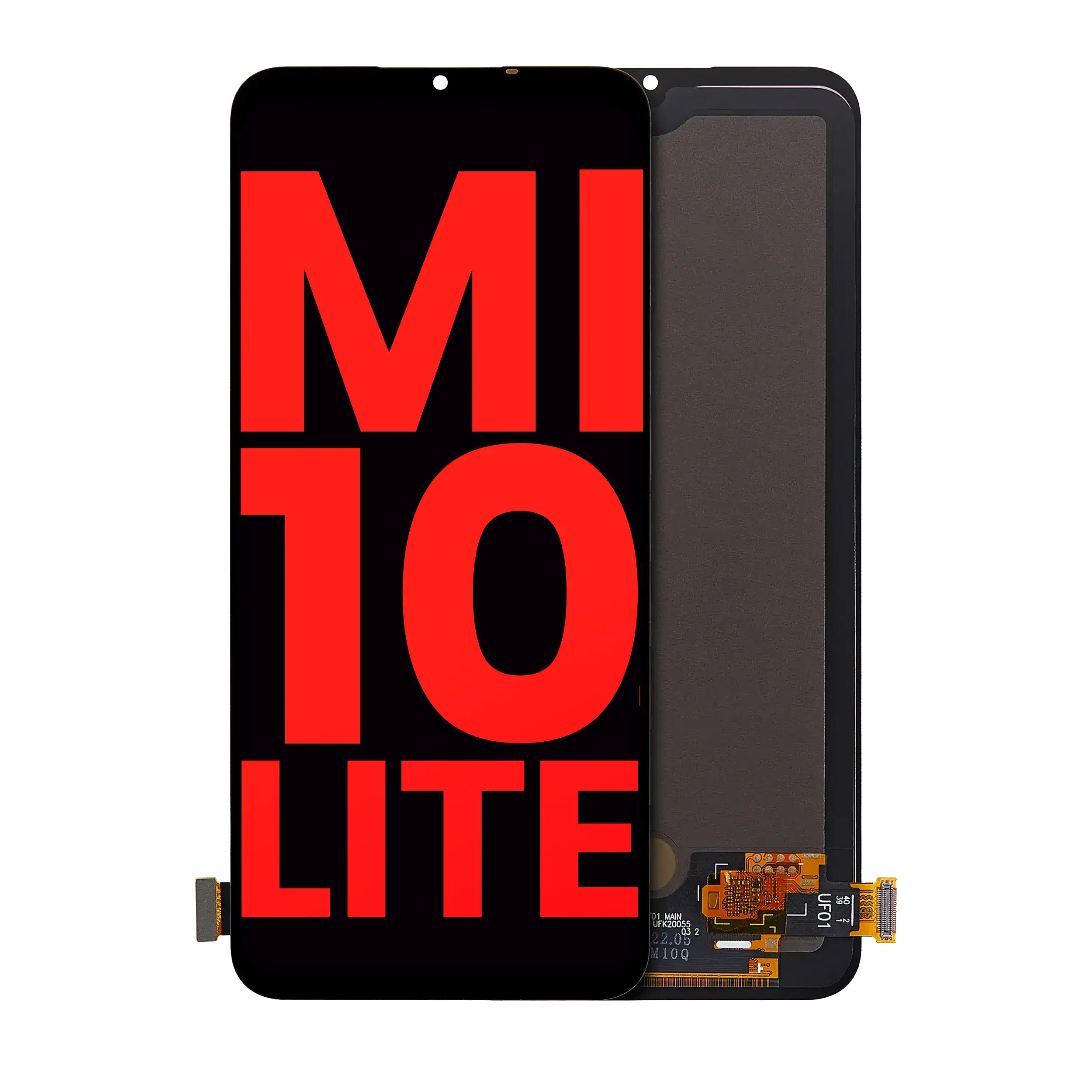 LCD-Display ohne Rahmen für Xiaomi Mi 10 Lite 4G/5G (Aftermarket+) (Alle Farben)