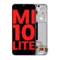 OLED Display with Frame for Xiaomi Mi 10 Lite 5G (Aftermarket Plus) (Dream White)
