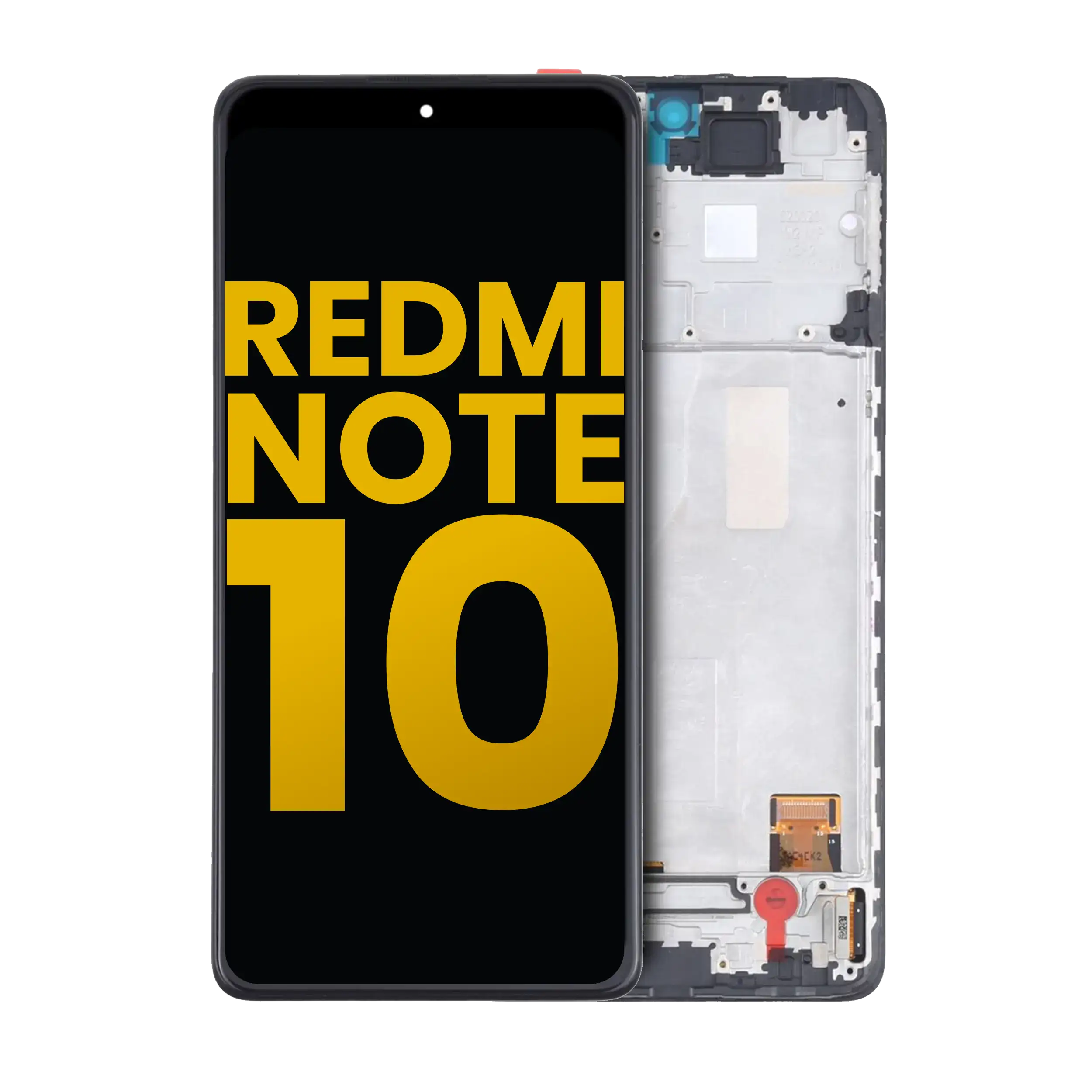 OLED-Display mit Rahmen für Xiaomi Redmi Note 10/10S (Refurbished) (Alle Farben)