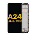 OLED Display with Frame for Samsung Galaxy A24 4G (A245 / 2023) (Refurbished) (All Colors)